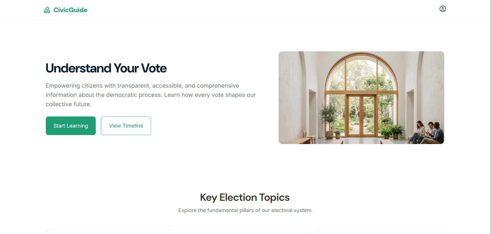 Civic Guide Interface